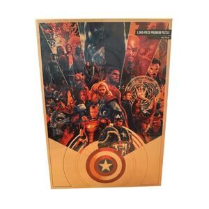 MONDO MARVEL CINEMATIC UNIVERSE MCU AVENGERS PUZZLE 1000PC 19"X27" MATT TAYLOR